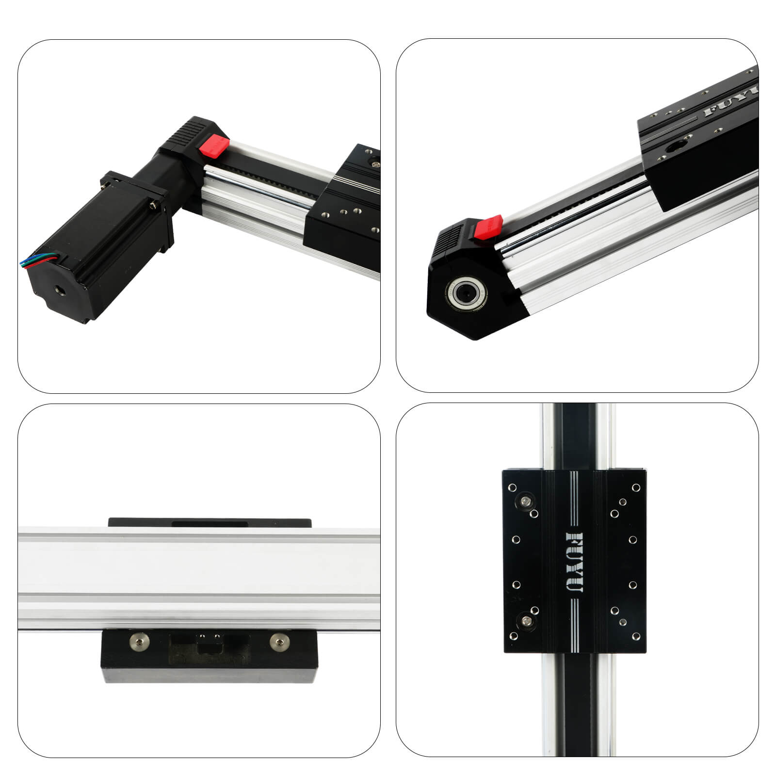 Heavy Load Double Shaft Rail Guide Belt Driven Linear Actuator - Fuyu ...