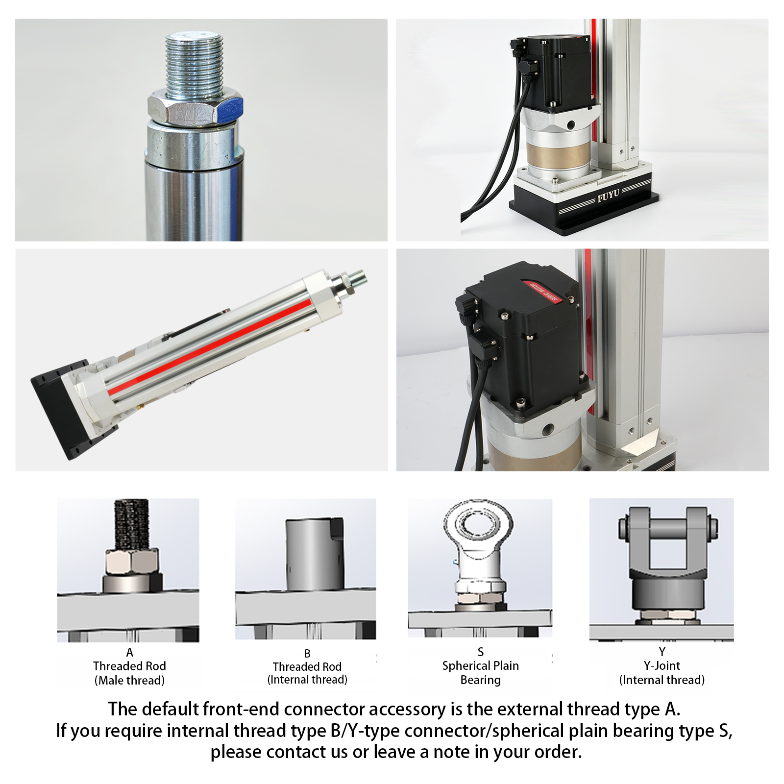 IP65 Waterproof Ball Screw Linear Motion 750W Servo Cylinder ...