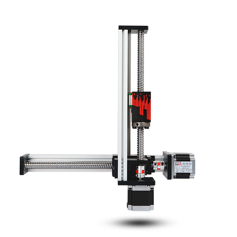 Linearer 2-Achsen-Führungsschienenmotorantrieb mit Kugelumlaufspindel, XY-Tisch