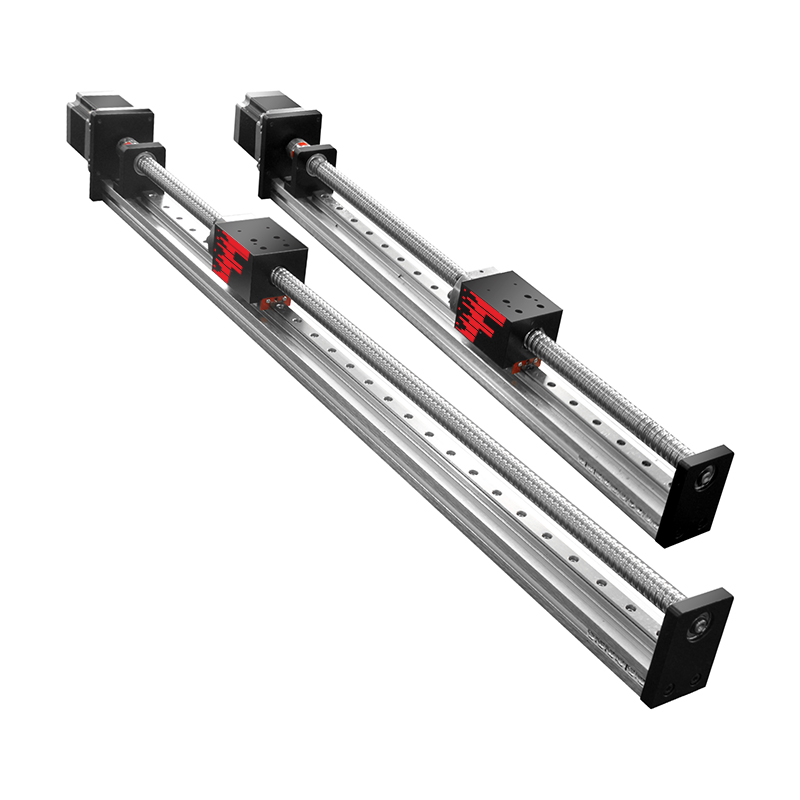 Aluminum Alloy Screw Slide Linear Guide Single Shaft Guide Stage 400mm Strokes with 57 Motor KXA Linear Motion Guide Rail 1610 