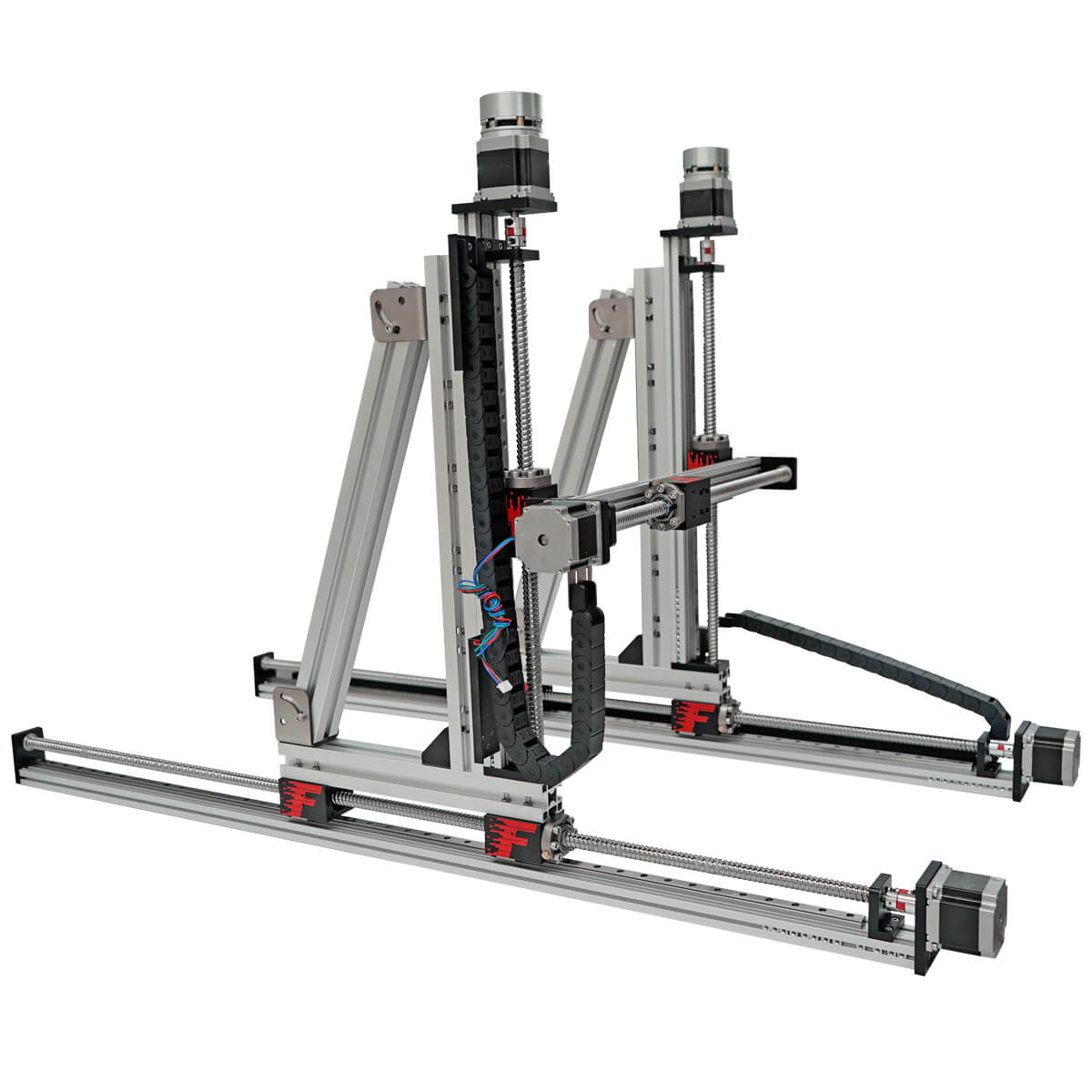 Guía vertical del carril del sistema de pórtico del tornillo de la bola de la tabla linear doble del eje Z