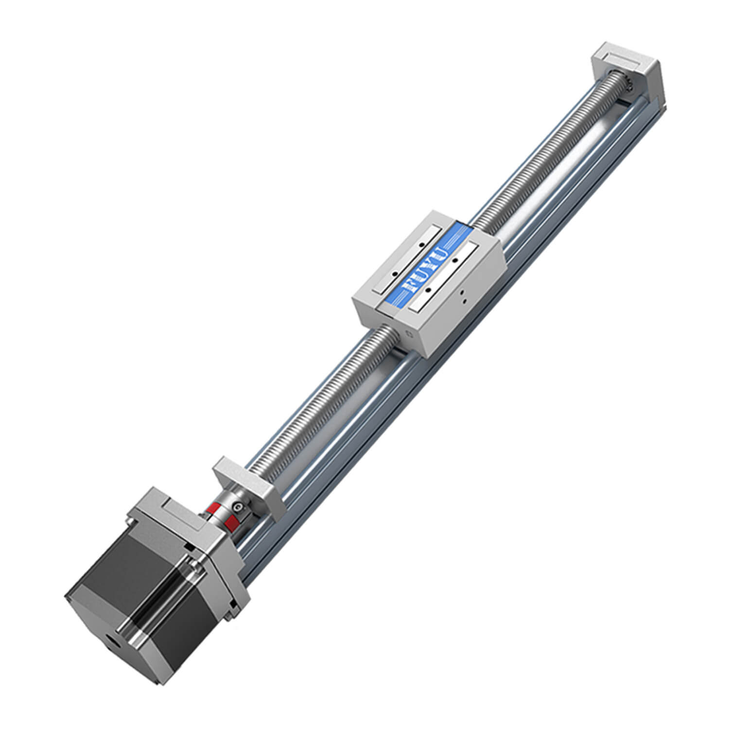 Mute Design Compact Structure Ball Screw Motorized Linear Guide Support Flip Load Featured Image