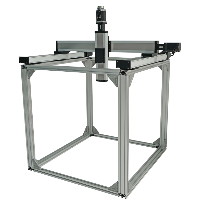 Etapa de posicionamiento lineal de husillo de bolas de robot cartesiano de alta resistencia para detección de laboratorio