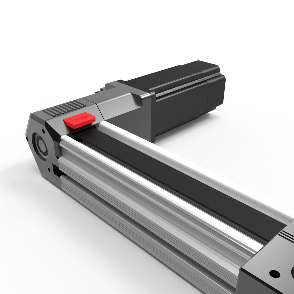 Schwerlast-Linearaktuator mit Doppelwellen-Schienenführung und Riemenantrieb