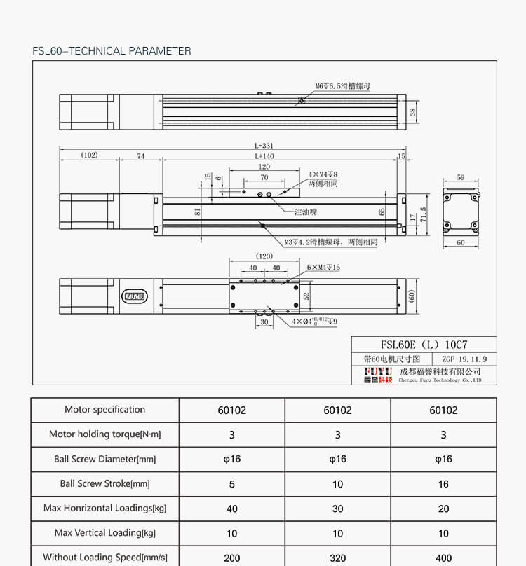 Factory Ball Screw Enclosed Linear Motion Guide Good Repeatability and ...