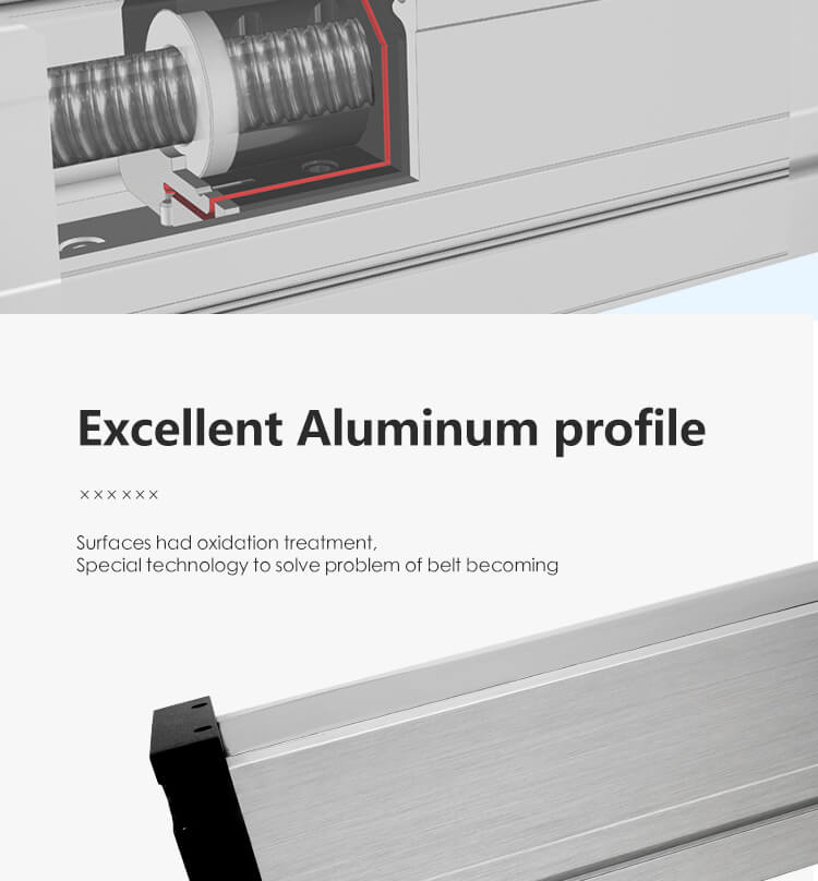 Factory Ball Screw Enclosed Linear Motion Guide Good Repeatability and ...
