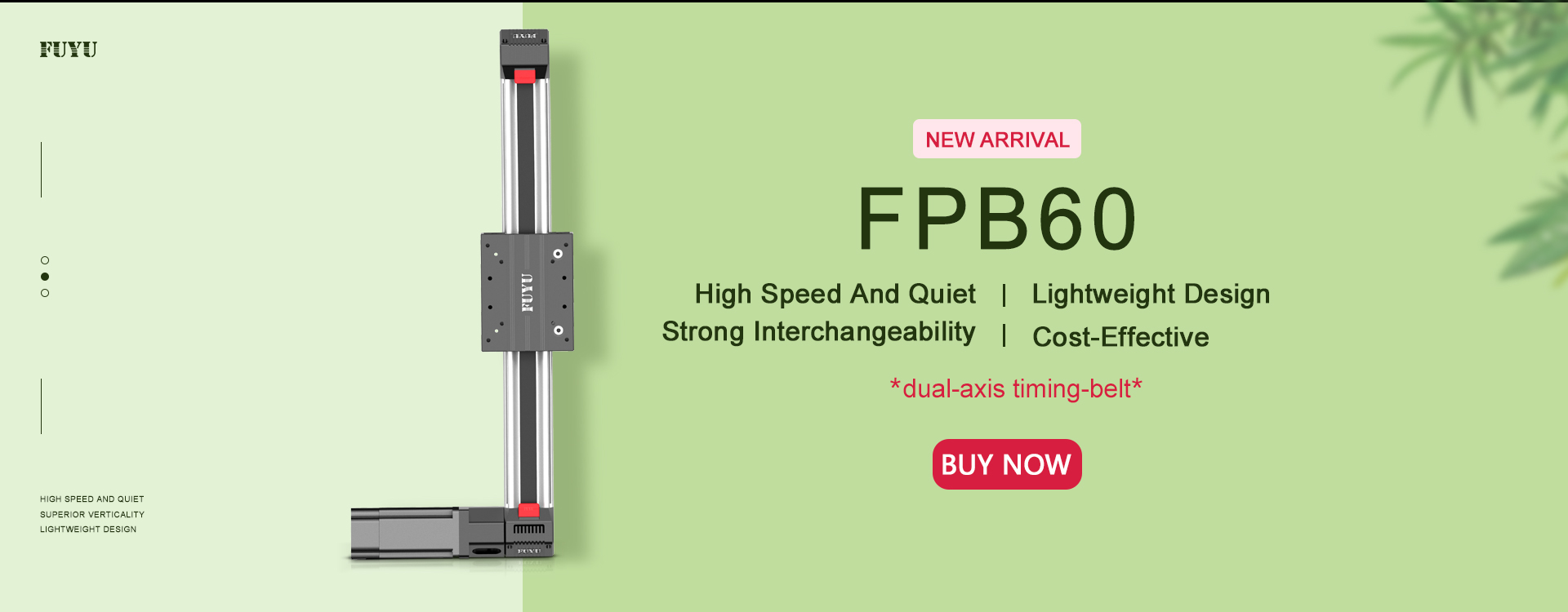 Heavy Load Belt Driven Linear Actuator