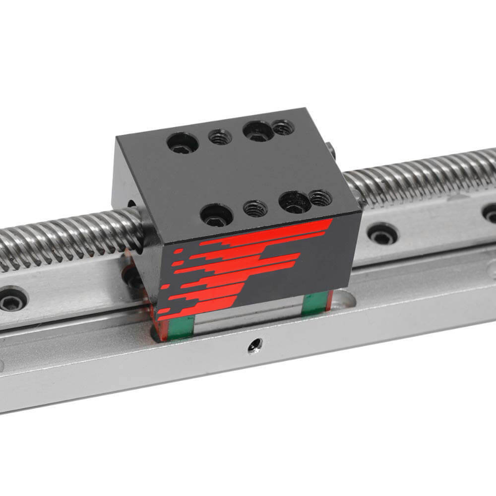 Actuador lineal de riel guía lineal pequeño y ligero de perfil de aluminio con motor paso a paso