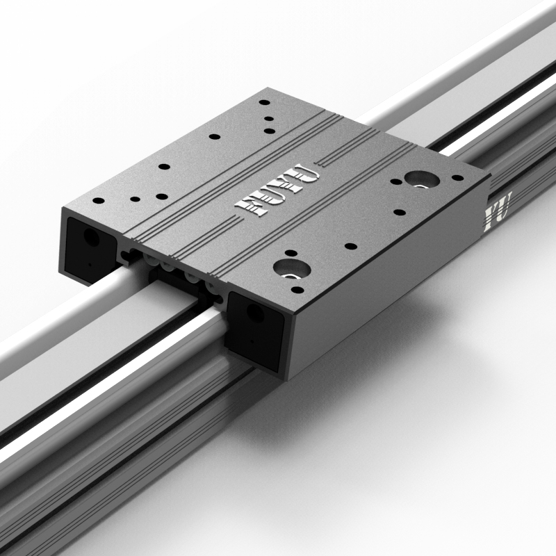 Heavy Load Double Shaft Rail Guide Belt Driven Linear Actuator