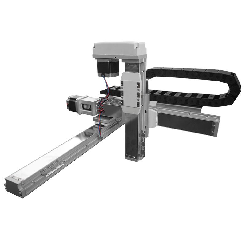 Vertical Load Capacity 80kg Linear Motion 0.01mm Position Accuracy Rail Guide System Ball Screw Actuator