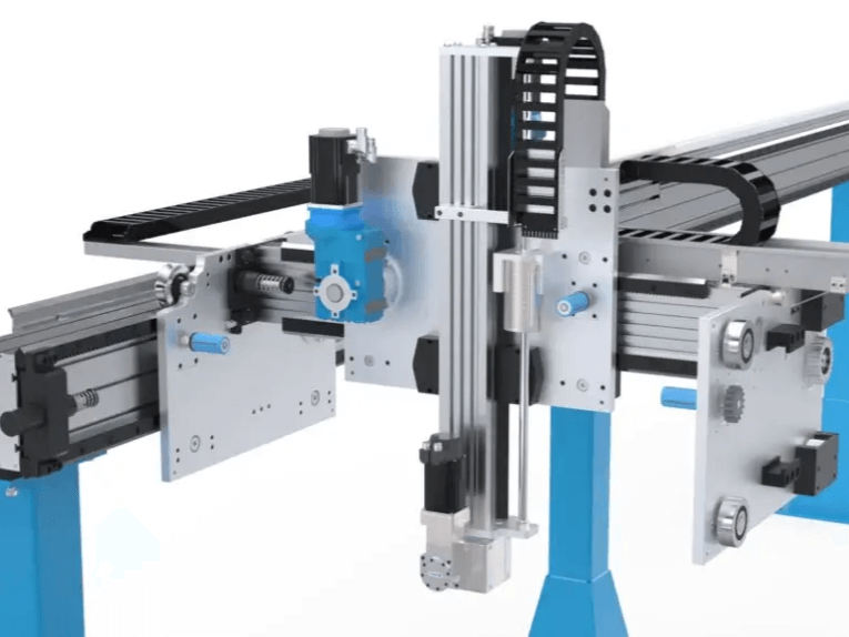 Vertical Positioning System Gantry Robot Heavy Load Linear Motion Stgage