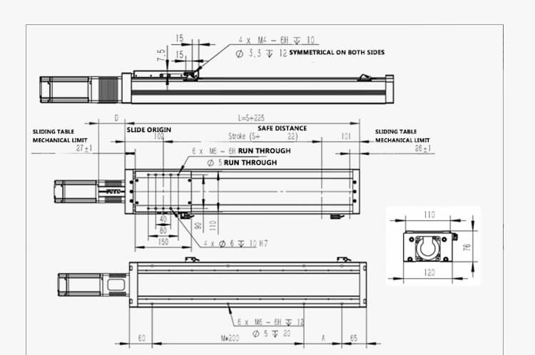 Schwerlastantrieb-Kugelumlaufspindelmodul-Linearschienenführung_02