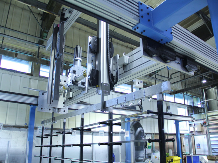 sistema de pórtico de robot lineal